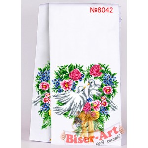 8042 Рушник для вишивки бісером (нитками)