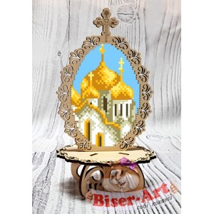 51044 Писанка для вишивки бісером Церква