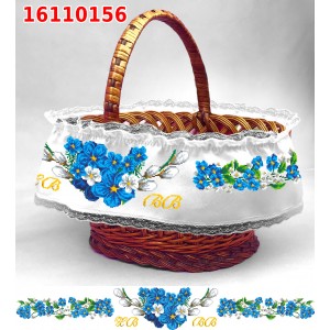 16110156 Стрічка на кошик для вишивки бісером(нитками)