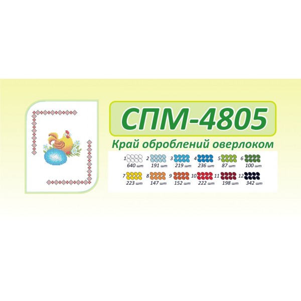 СПМ 4805 Пасхальна серветка