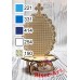 51034 Писанка для вишивки бісером Гжель