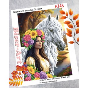 А748 Дівчина і кінь