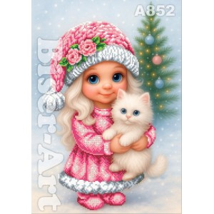 А852 Новорічна дівчинка-гномик