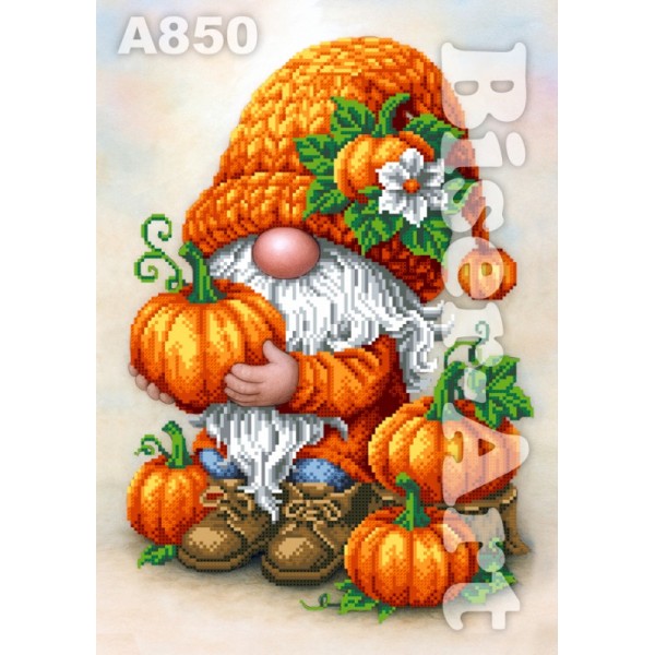 А850 Гном з гарбузами