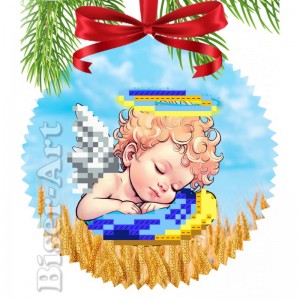 33157 Пошита ялинкова іграшка Янгол