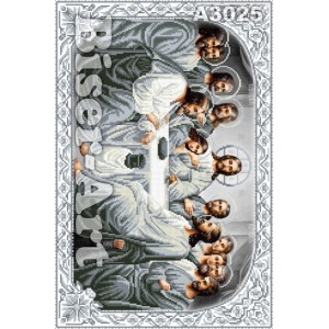 А3025 Таємна (тайная) вечеря срібна (A3025)