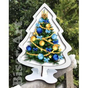 2533001 Ялинка на підставці і основі з ХДФ