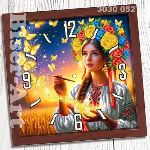 3030052 Годинник для вишивки бісером "Магія мистецтва"