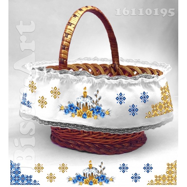 16110195 Стрічка на кошик для вишивки бісером(нитками)
