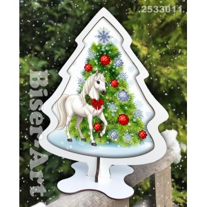 2533011 Ялинка на підставці і основі з ХДФ