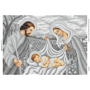 БСР 2033 Ісус у колисці (срібна)