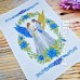 185 Пасхальний рушник для вишивки бісером (нитками)