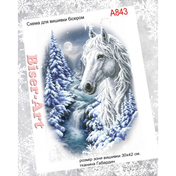 А843 Кінь взимку