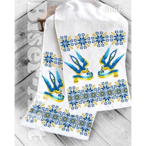 8066 Рушник для вишивки бісером (нитками)