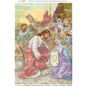 Стація 06 Вероніка витирає обличчя Ісуса