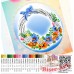158 Пасхальна серветка з мереживом для вишивки бісером (нитками)