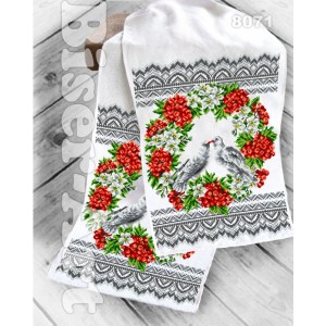 8071 Рушник для вишивки бісером (нитками)