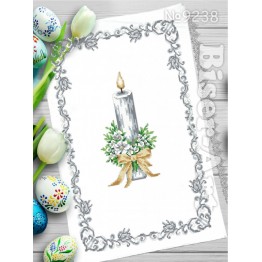 238 Пасхальний рушник  для вишивки бісером (нитками)