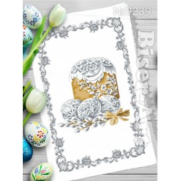 239 Пасхальний рушник  для вишивки бісером (нитками)