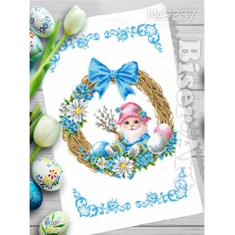 237 Пасхальний рушник  для вишивки бісером (нитками)