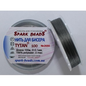 2680 Нитка бісерна Spark Beads  100м