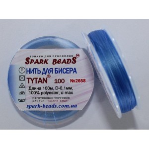 2658 Нитка бісерна Spark Beads  100м