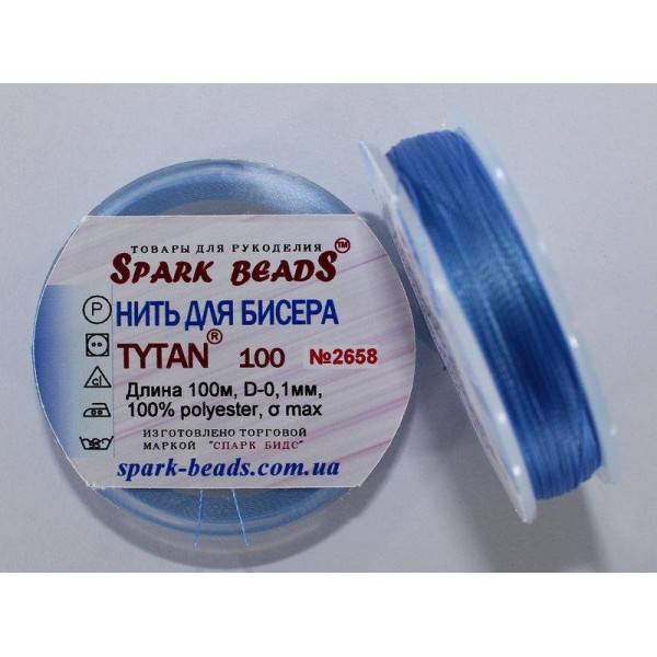 2658 Нитка бісерна Spark Beads  100м