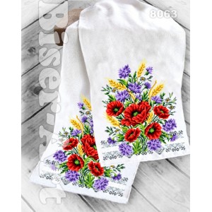 8063 Рушник для вишивки бісером (нитками)