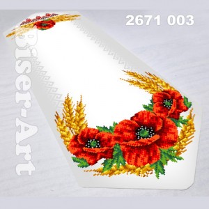 2671003 Ранер для вишивки бісером (або нитками)