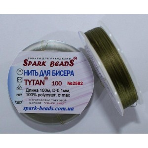 2582 Нитка бісерна Spark Beads  100м