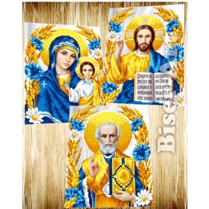 A303 Набір схем для вишивки *Ікони* (3 шт)